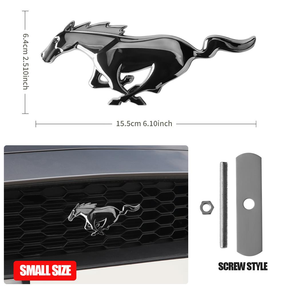 1Pcs 3D Metal Car Front Grille Rear Trunk Badge Emblem