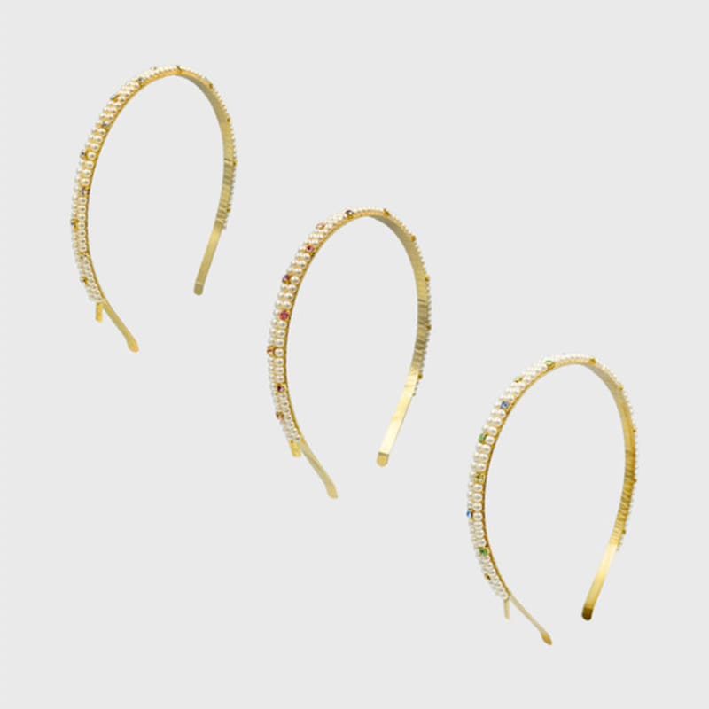 Жан Поль Кларисс Конфетный цвет Жемчужная повязка для волос LFHB0768