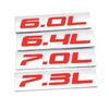 3D 6.0L 6.1L 6.2L 6.4L 7.0L 7.3L Наклейка с эмблемой автомобиля
