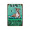 Pet Dog Vintage Poster Bulldog Metal Tin Signs Pub Bar Cafe Home Decoration Pug Labrador Shih Tzu Cockapoo Wall Art Plate N356