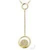 [L7232] - Gold-Plated Necklace 'Sissi' White Gold - 45x13 Mm