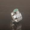 Aqua Chalcedony Gemstone 925 Sterling Silver Jewelry Handcrafted Ring For Women RR-3-16