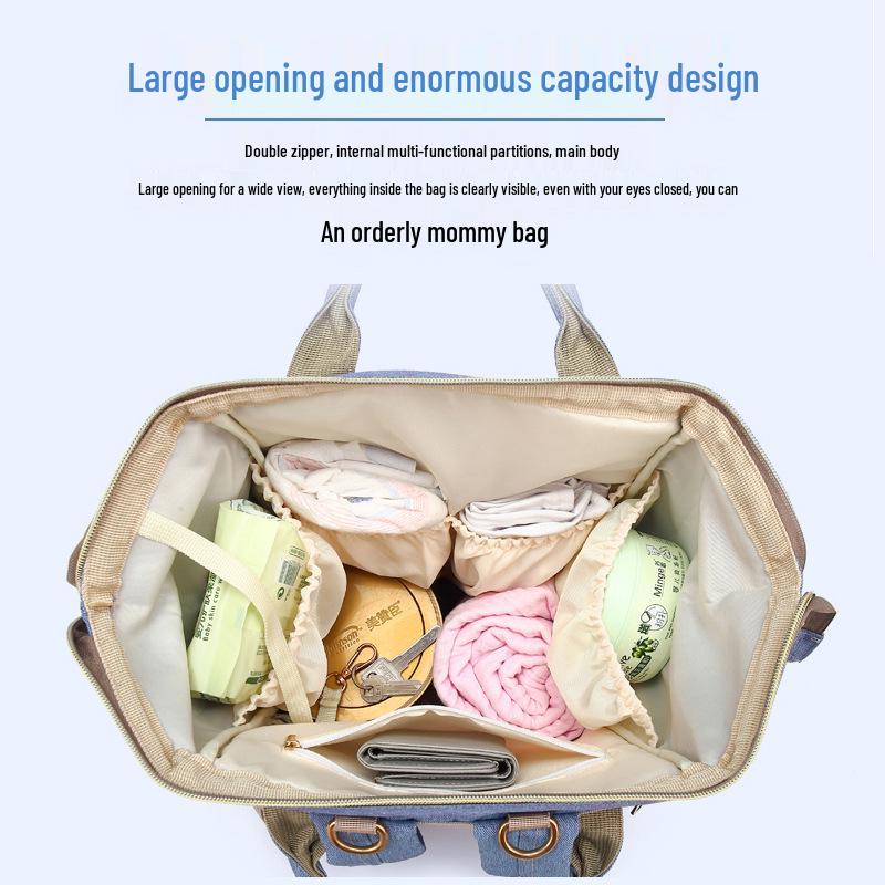 Upgraded Multifunctional Mother & Baby Diaper Backpack