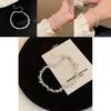 Gorgeous Alloy Plated Crystal Bracelet For Women Sweet And Fresh Irregular Style