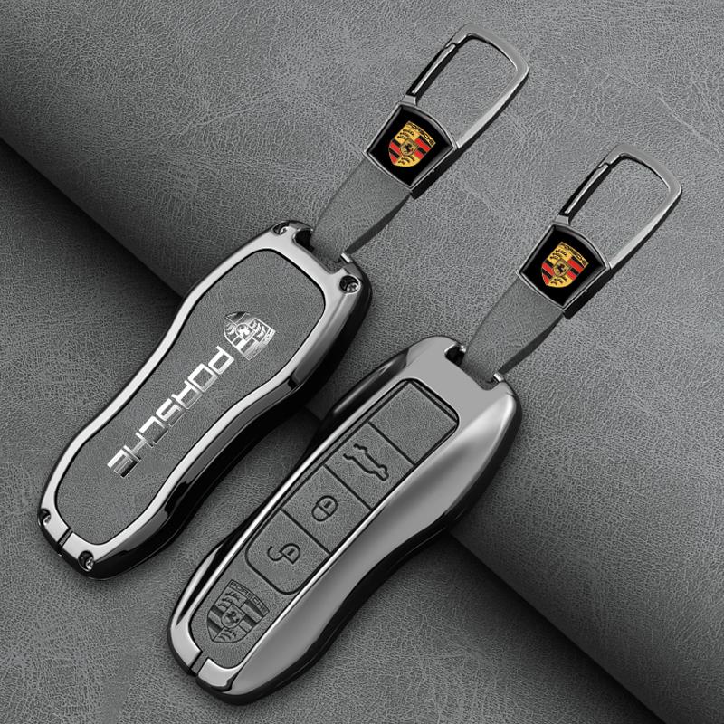 Высококачественный Чехол-Оболочка для Ключа Автомобиля Для Porsche Panamera Spyder Carrera Macan Cayman Cayenne 911 970 981 991 БрелокАксессуар