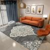 European Style Rug Floral Print Bedroom Bedside Area Rugs Retro Persian Geometric Art Decor Carpet Kitchen Non-Slip Floor Mats