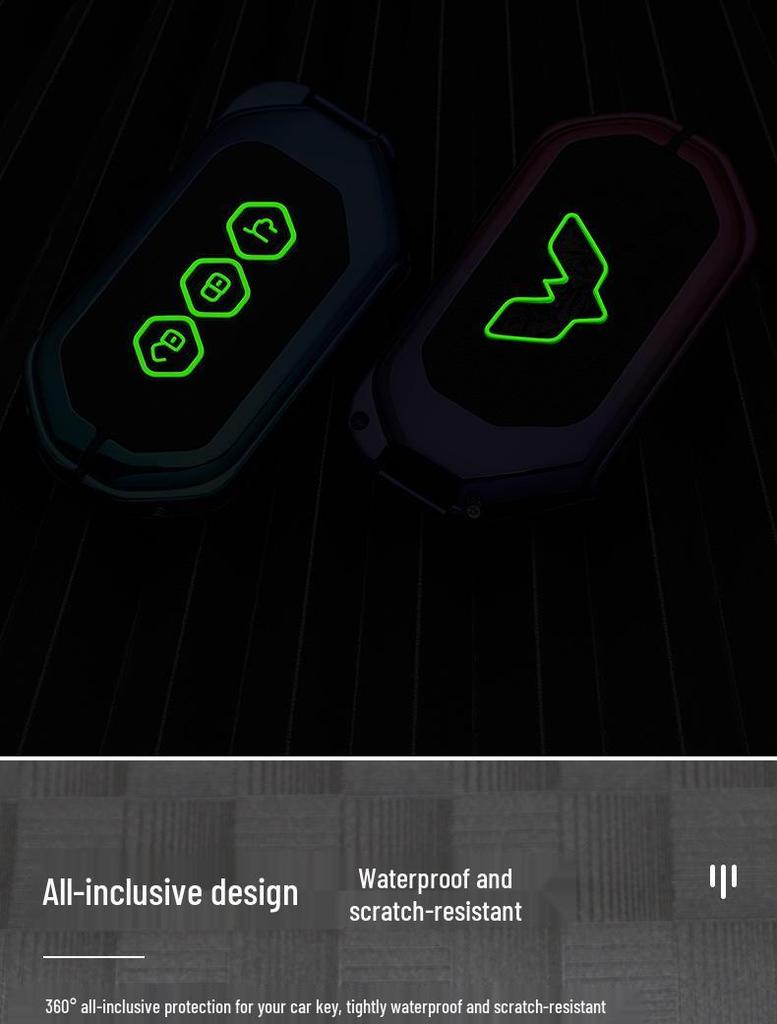 2020 Wuling Victory Key Case: Smart Remote Metal Cover with Full Wrap Protection and Buckle