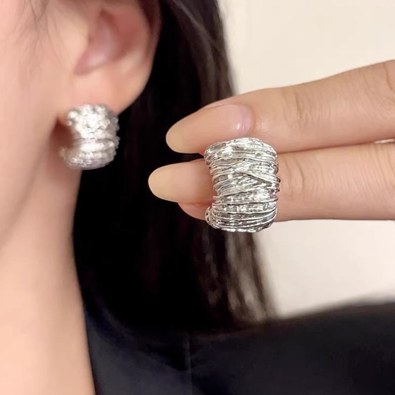 Christmas Baroque Irregular Imitation Pearl Stacked Star Tree Drop Earrings for Women Xmas Tree Earring Holiday Zircon Gift