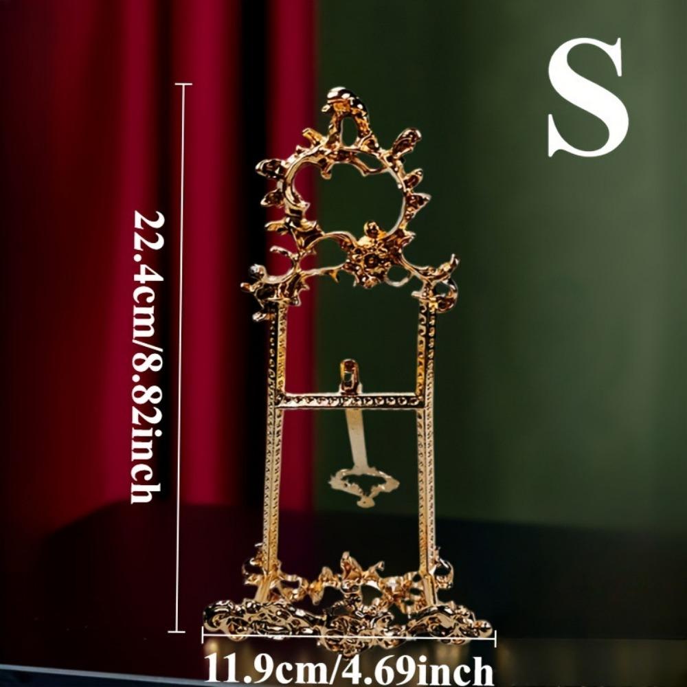 Zinc Alloy Photo Frame Display Rack Antique Finish Tray Rack Decoration Ornament  Wedding Use