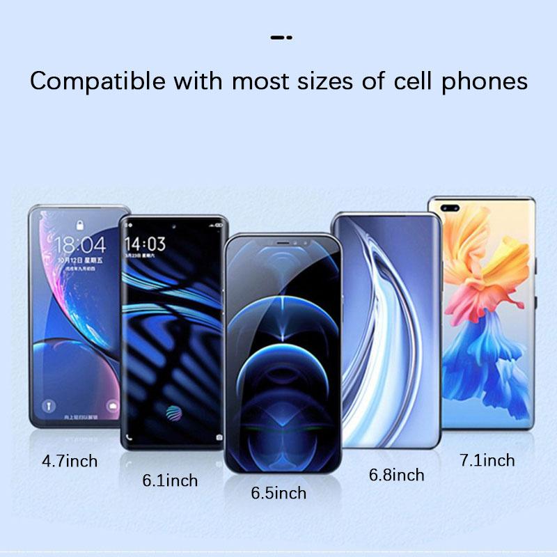 Moto Bike Phone Holder, One Hand Operation And 360° Rotatable Phone Holder For Motorcycle And Scooter