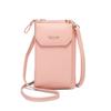 Women's Wallet Korean Version of The Double-layer Mobile Phone Bag Multi-card Slot Fashion Zipper Shoulder Bag