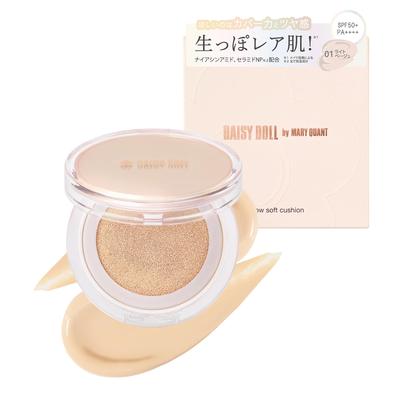 И DAISY DOLL от MARY QUANT Glow Soft Cushion яркий и живой легкий кушон очень тонкий глянцевый кушон с ниацинамидом «Мощное покрытие» «сияющий