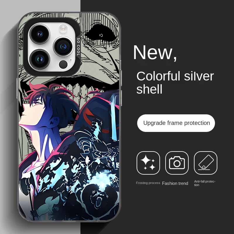 Чехол для телефона Anime Solos Levelings для Samsung Galaxy S26 S25 S24 S23 S22 S21 S20 Note20 FE Ultra Edge Plus 4G 5G Противоударный Матовый