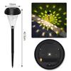 4 Packs Outdoor Lawn Lamp Solar Powered Pathway Light Landscape Decorative Garden Lights Waterproof