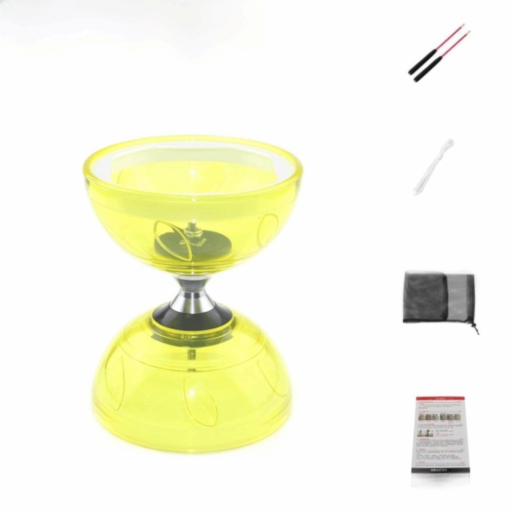 Кожаный китайский йо-йо диаболо набор форма чаши игрушка диаболо китайское диаболо развлекательные принадлежности