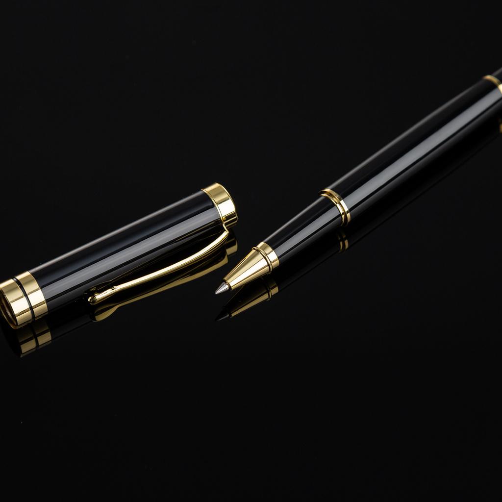 Luxury Brand Roller Ballpoint Pen Metal Office School Supplies Gold Rollerball Stationery