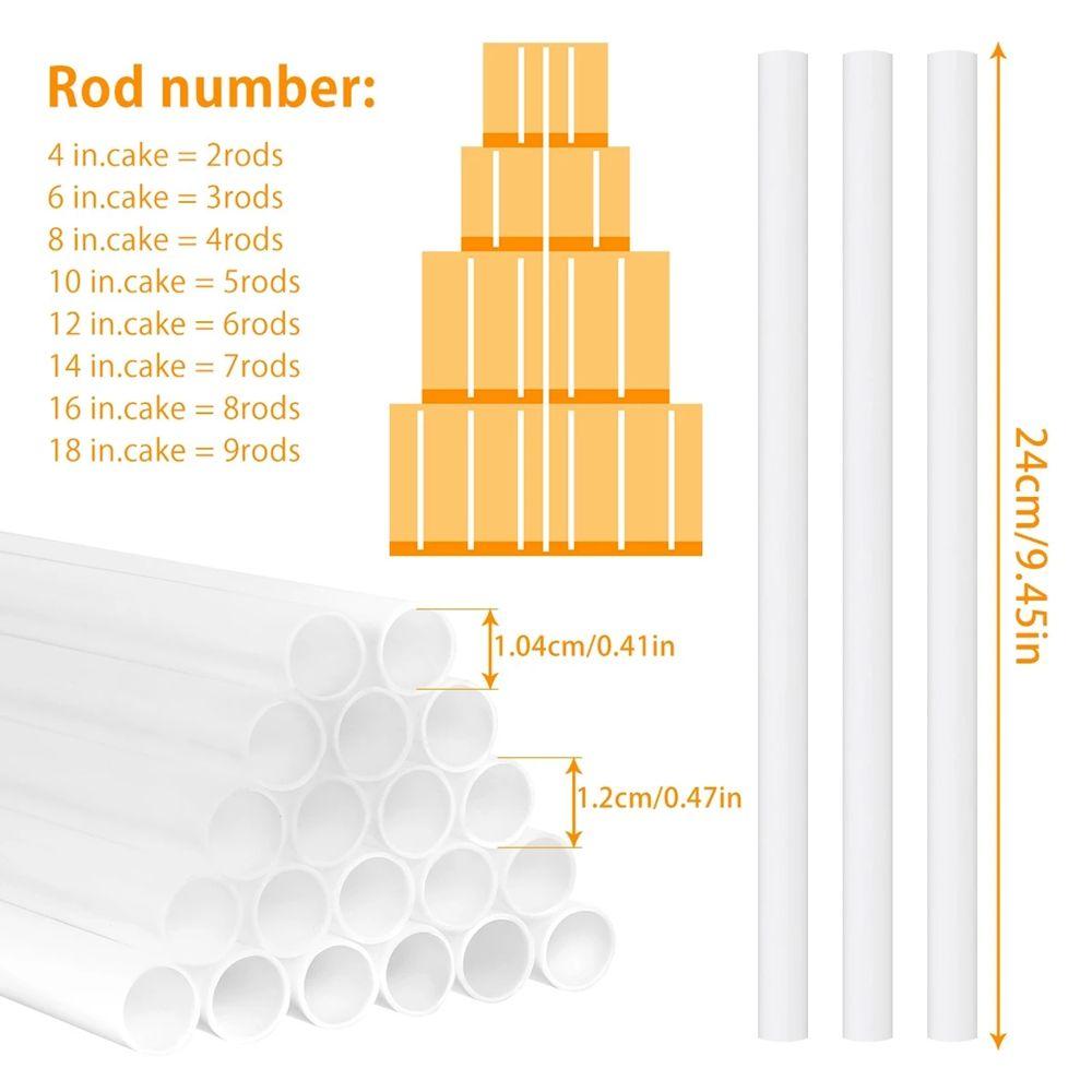 and Stacking For Tiered Kitchen Cake Accessories Dowel Rods Decor Tool Cake Dowels Support Rods