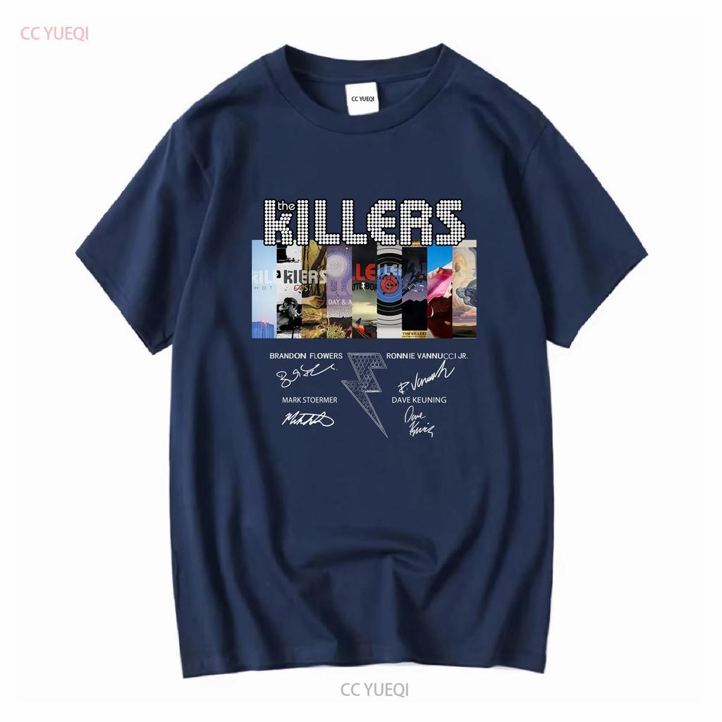 Rare The Killers Band Cotton For Fan Black S 2345xl T Shirt Vintage Washed Graphic Breathable Streetwear Top For Everyday Wear