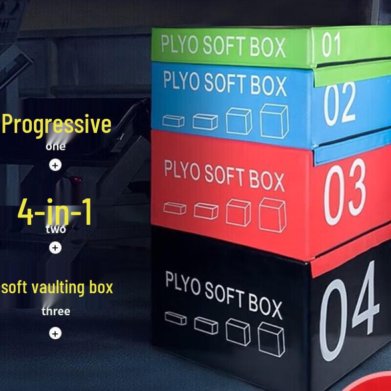 Jiemai Soft 4-in-1 Modular Plyo Box Set