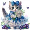 5D DIY Diamond Painting Animal Kit Butterfly Rabbit Cat DIY Partial Special Shaped Drill Handmade Diamond Mosaic Art G