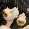 Мультяшная Кошка Коробка для салфеток, Керамическая коробка для бумажных салфеток на стол в гостиную, Высококачественное домашнее украшение, Креативная коробка для салфеток