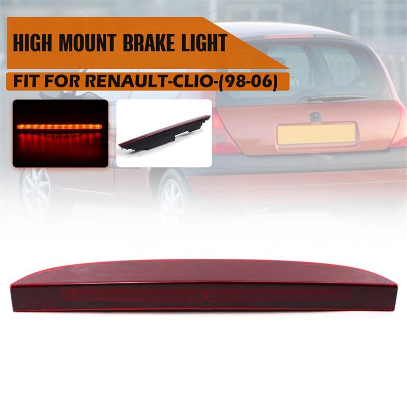 Красный Третий Стоп-сигнал для Renault Clio II 1998-05 7700410753 Светодиодный Стоп-сигнал Автомобильные Фонари 12В