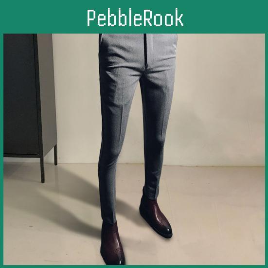 Streetwear Soft Super Stylish Pockets Stretchy Zipper Fly Office Social Trousers For Dating Men Formal Pants