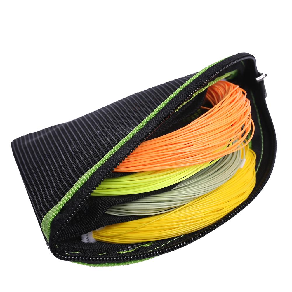Kylebooker Fly Fishing Line Storage Bag Tippet Case Net Like Leader Tippet Storage 7 Slots Fishing Line Packet Wallet Fishing Tackle Bag