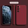 Роскошный квадратный чехол из жидкого силикона для Samsung Galaxy S26 S25 S24 S23 FE S22 Ultra S21 S20 S10 Plus A52 A53 A54 A33 A72 A32 4G 5G Мягкая крышка