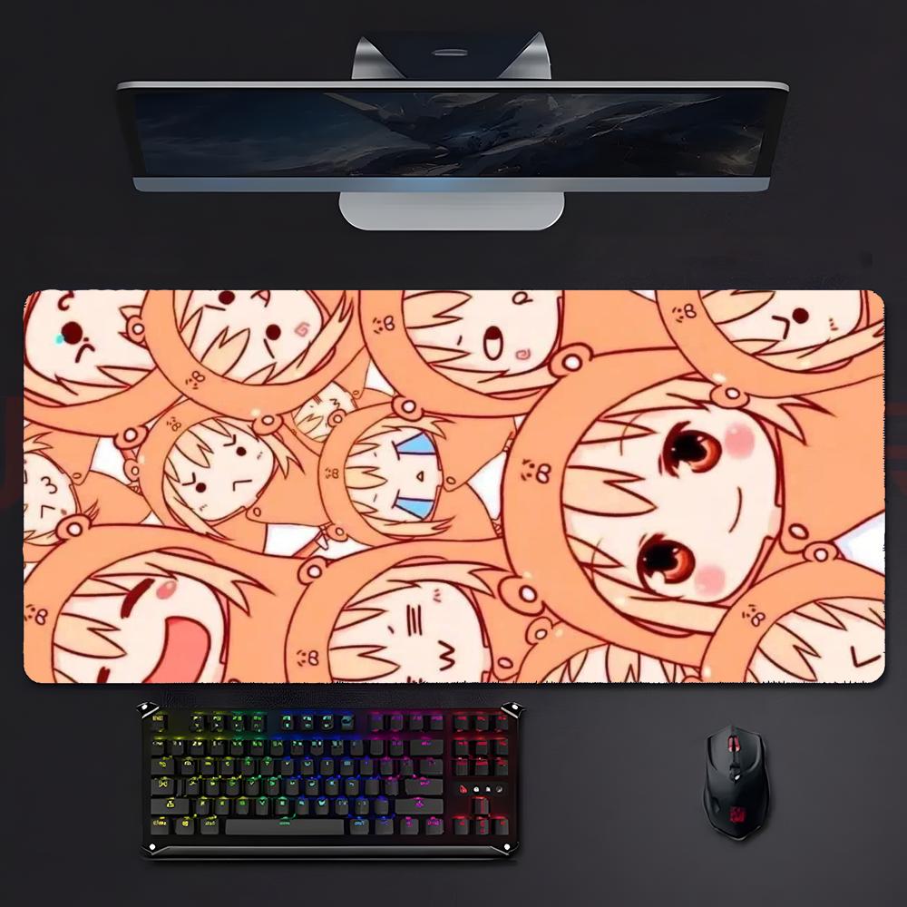 Anime Comedy Hhimouto Umaruchan Mouse Pad Mousepad Large Gaming Lockedge Thickened Pc Table Desk Mat