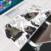 Anime Gaming Speed Mouse Pad  Naruto Kakashi Hatake Gamer Cabinet Mouse Mat Keyboard Lock Edge Mousepad Computer Desk Mat