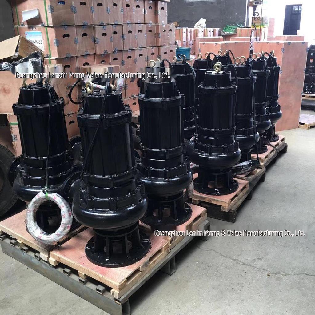 50WQ20-70 High Head 15kW Non-Clog Sewage Pump, 50 Caliber Submersible