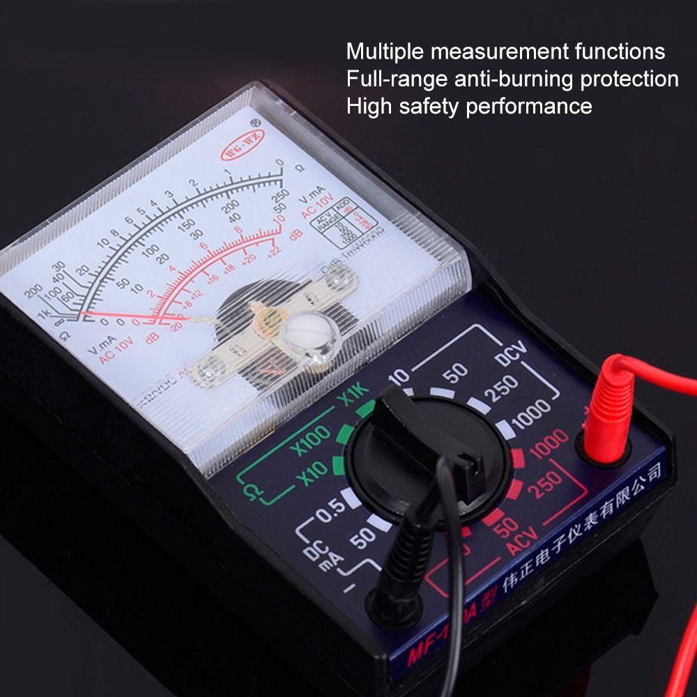 Precision Multitester OHM Tester AC/DC Current Voltage Tester Analog Multimeter Voltmeter True RMS