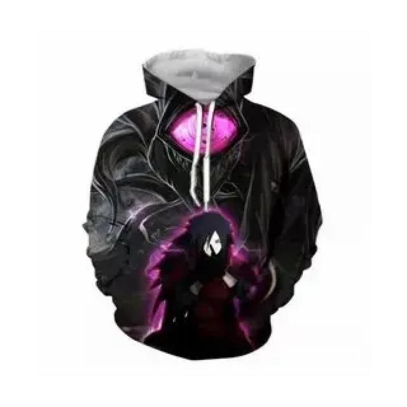 2024 новейшая толстовка с капюшоном Blackened Whirlpool Naruto Character 3D Printed Sweatshirt Boys and Girls Favorite Adult Universal Hoodie