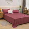 1 шт. Постельное белье Однотонная простыня Простыня на резинке Постельные принадлежности Наматрасник Приятный к коже Покрывало Пылезащитная простыня