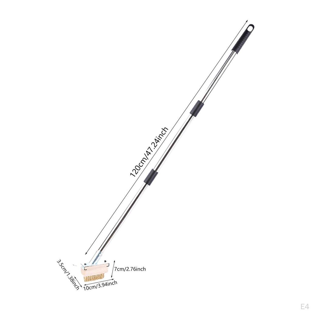 Crack Weeder Manual Crevice Weeding Tool Metal Wire Brush Puller Moss Weed Remover