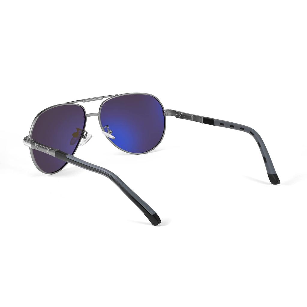 Поляризованные Классические Металлические УФ Для B1052 [FEISEDY] Мужские Солнцезащитные очки, Большие, Каплевидные, Дизайн, Оправа, Женские, UV400, Защита, Для вождения,