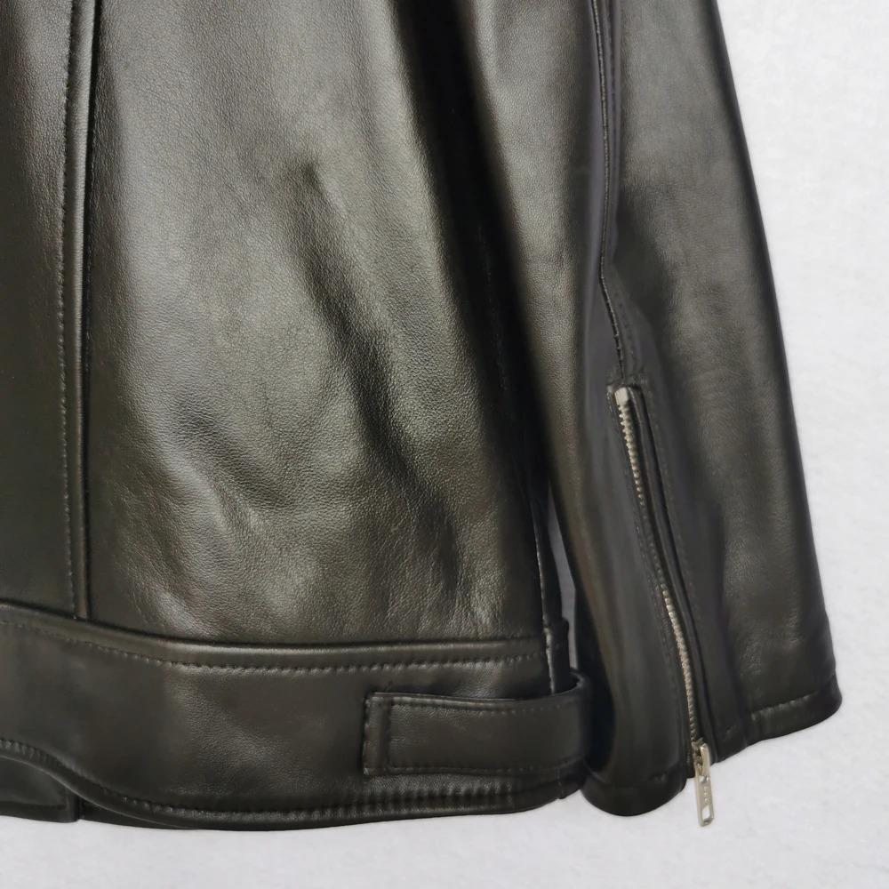 Maplesteed OVERSIZE женская кожаная куртка свободная 100% мягкая овчина женское пальто из натуральной кожи весна осень плюс размер M486