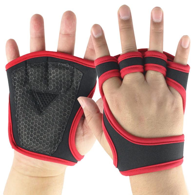 Hand Wrist Palm Protector Gloves Weightlifting Training Gloves for Men and Women Fitness Athletic Biking Gymnastics Gym Gloves