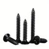 100Pcs/120Pcs M3.5*30/40mm Flat Head Phillips Self-Tapping Screws, Suitable for Carpentry, Decoration, Etc.