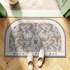American Retro Diatom Mud Floor Mat Cushion Household Toilet Bathroom Door Non-Slip Floor Mat Toilet Quick Drying Water Absorption
