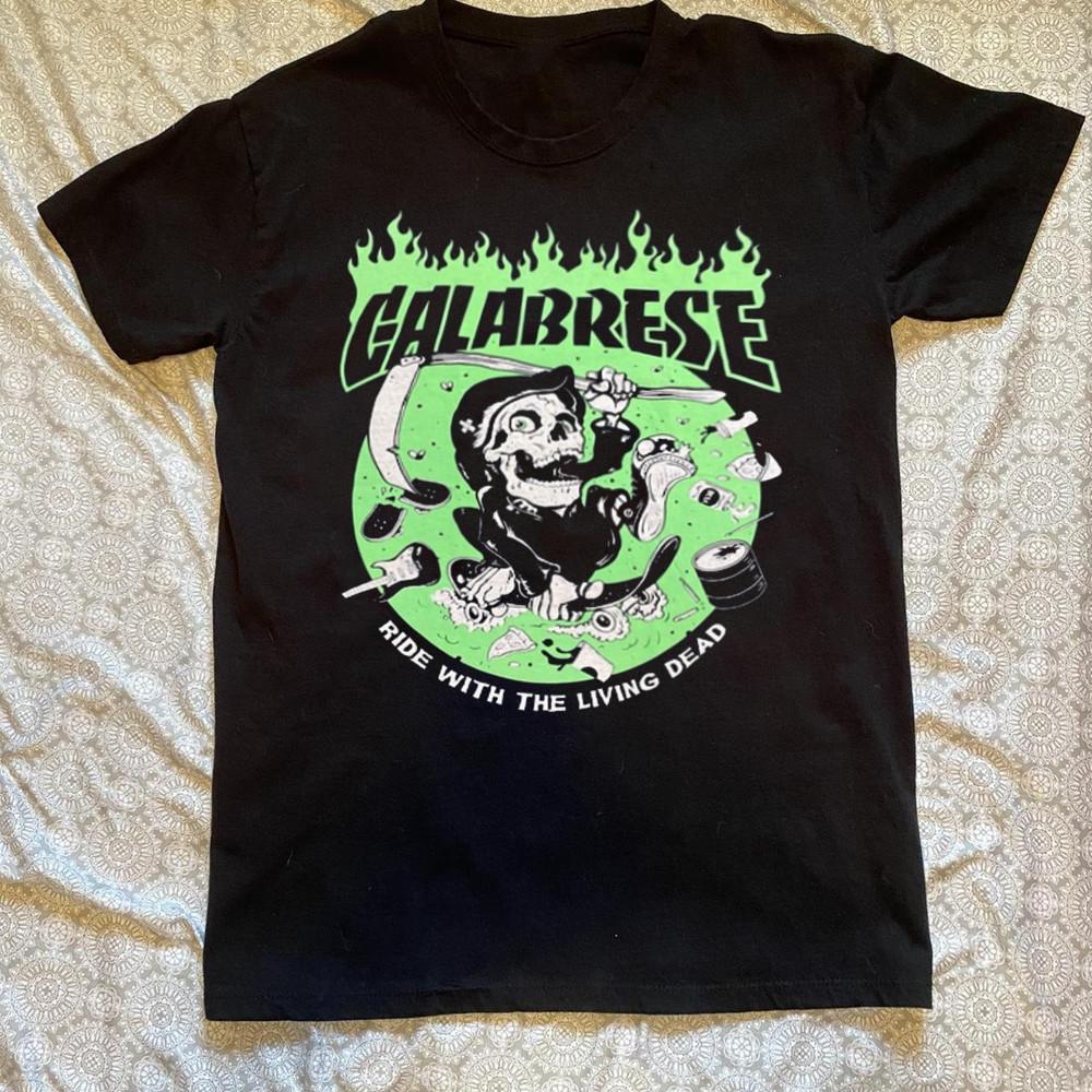 Collection Calabrese Band Ride With The Living Dead Black All Size OM514 Unisex T-Shirt