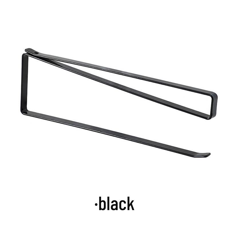 Кухонный держатель для бумажных полотенец, пищевой пленки и тряпок без сверления - Подвесная стойка для хранения из кованого железа