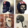 New Cool Skull Motorcycle Helmet Holder Wall Mounted Adult Helmet Hanger Coat Storage Rack Bicycle Helmet Holder Wall Decor