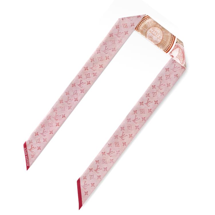 Louis Vuitton Printed Silk Headband Women accessories Pink M90873
