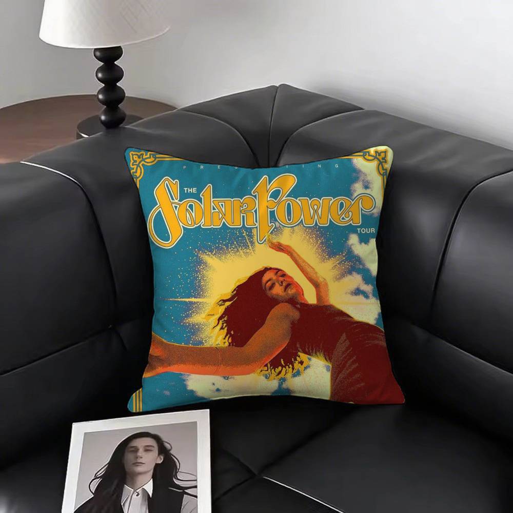 Lorde Melodrama Solar Power Tour Album Inspired Pillow Case Square Pillow Bedroom Sofa Leisure Comfort Cushion Home Decoration