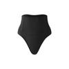 Mid Waist Compression Thong with Seamless Cartilage Waist Shaping Underwear for Women Panties