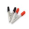 10Pcs Alligator Clips Vehicle Battery Test Lead Clips Probes 48Mm Red+Black