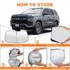 Для Chevy Tahoe 2015 2016 2017 2018 2019 2020 Автомобильный солнцезащитный экран на лобовое стекло Светоотражающий УФ-защитный чехол Козырек Защита Автомобильные аксессуары