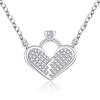 Love Necklace for Women Versatile Niche Heart Shape Light Luxury Beating Heart Pendant